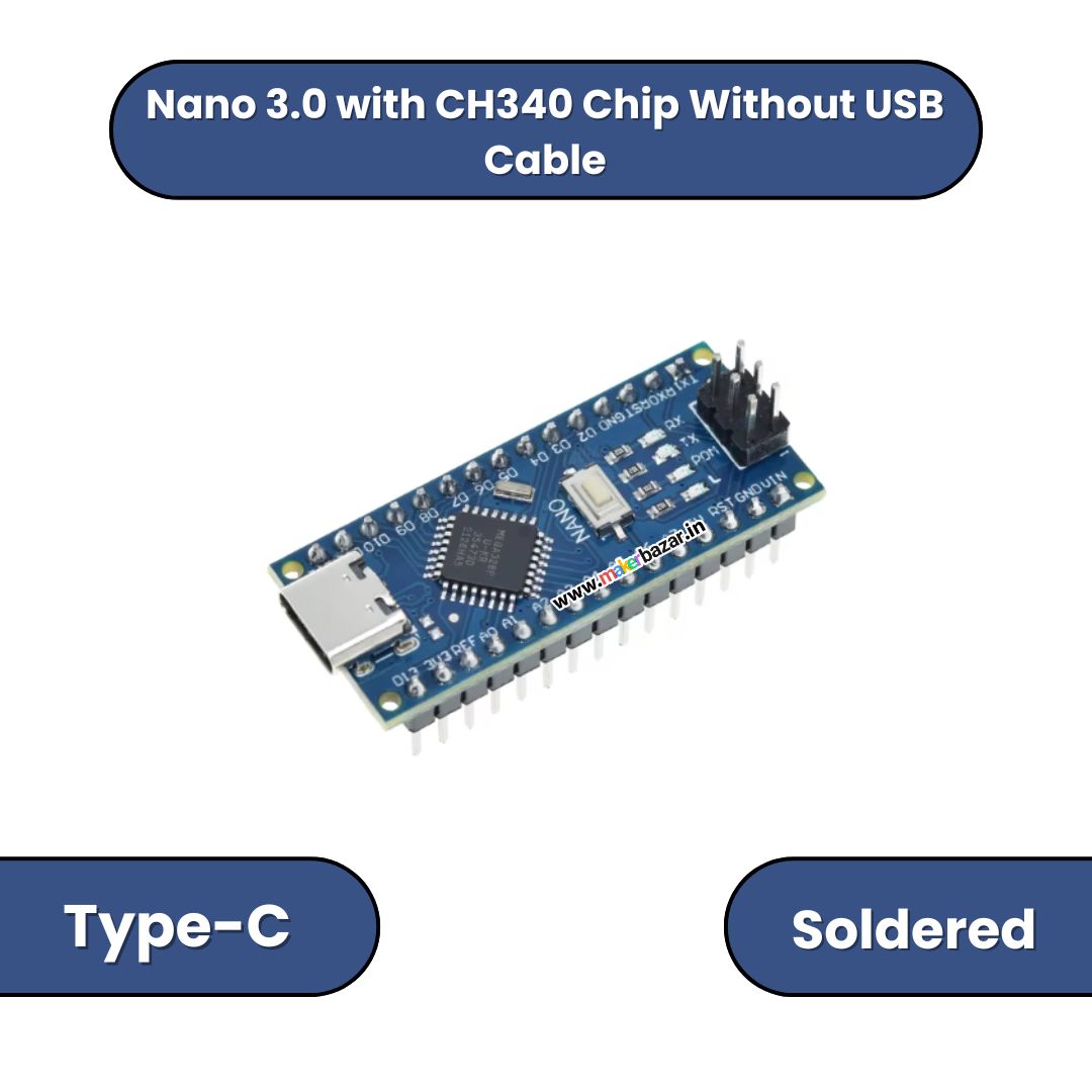 Nano 3.0 with CH340 Chip without USB cable