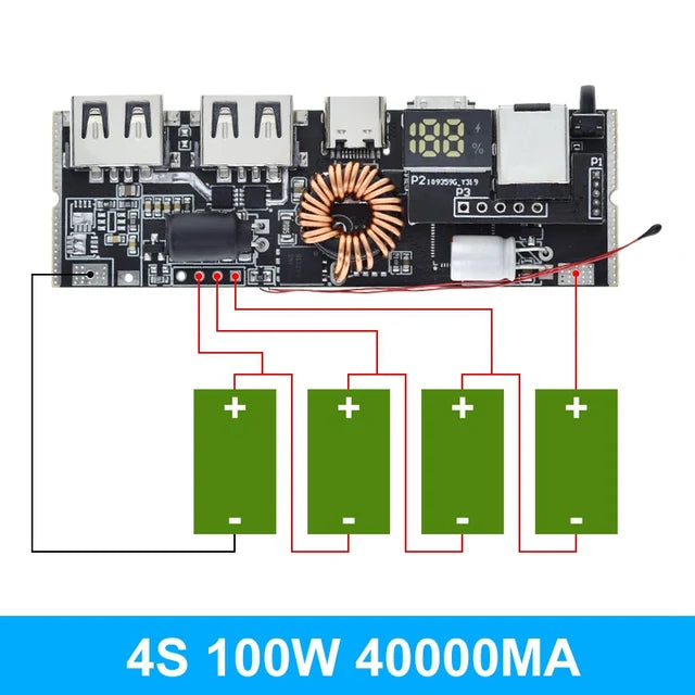 GXJA0707 6-Port Dual Fast charging Power Bank Module