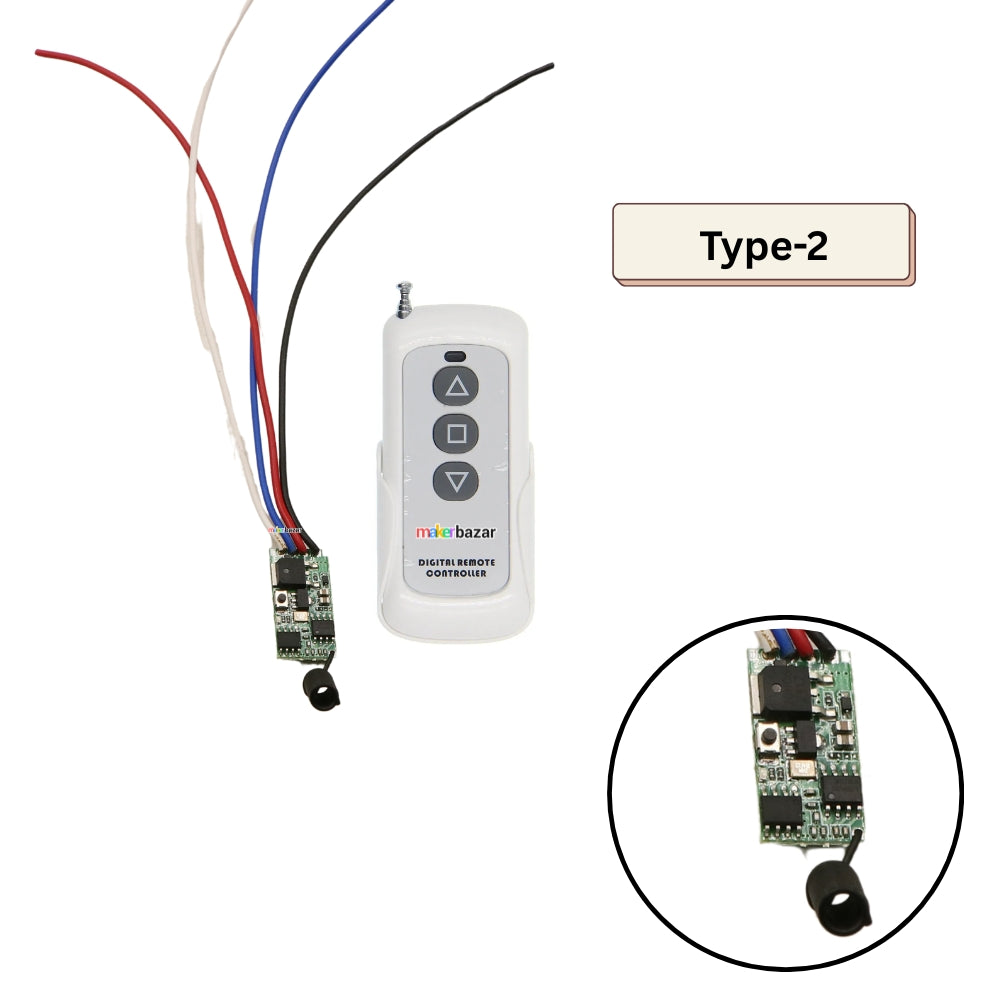 Wireless DC Motor Controller with Remote