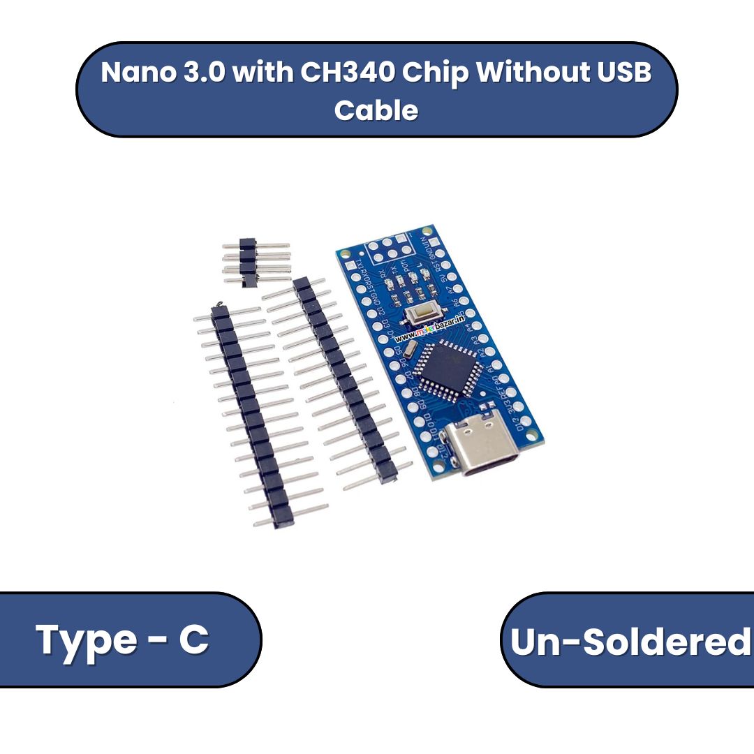 Nano 3.0 with CH340 Chip without USB cable