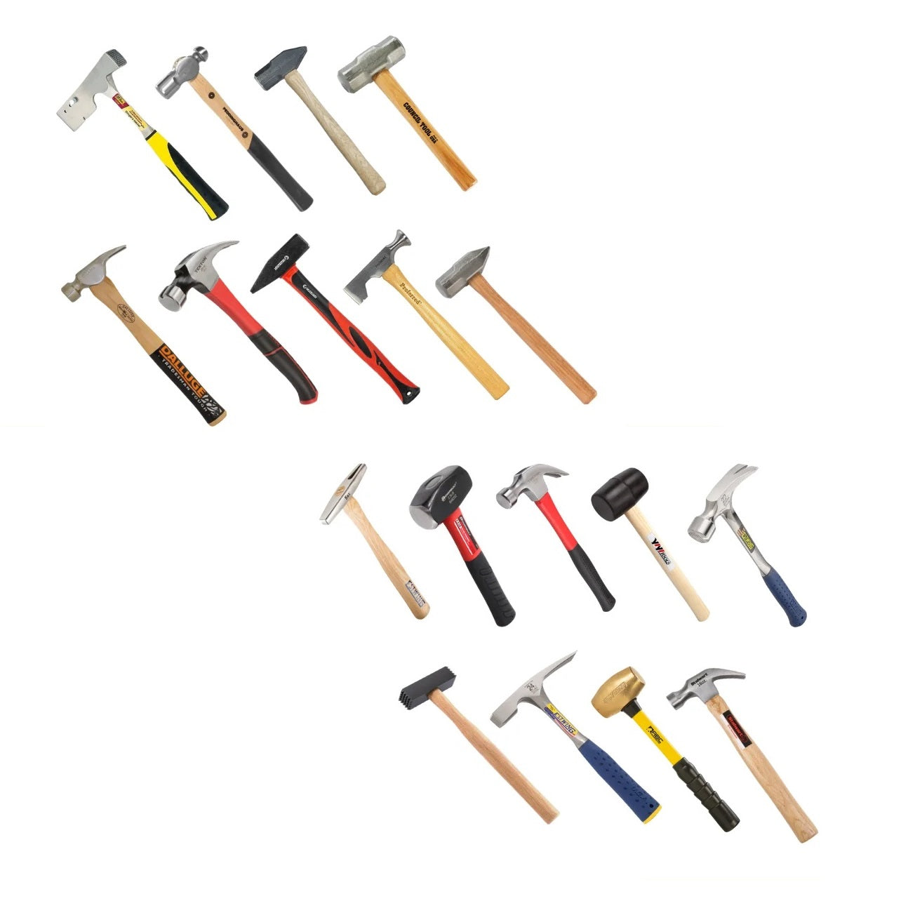 Generic: Cross Pein Hammer with Wooden Handle