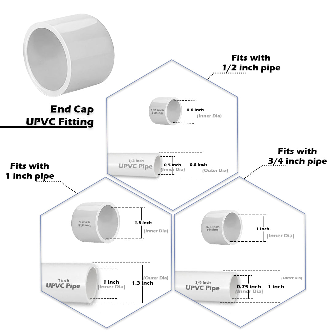 UPVC Pipe Fittings Joint for DIY/Furniture/Construction