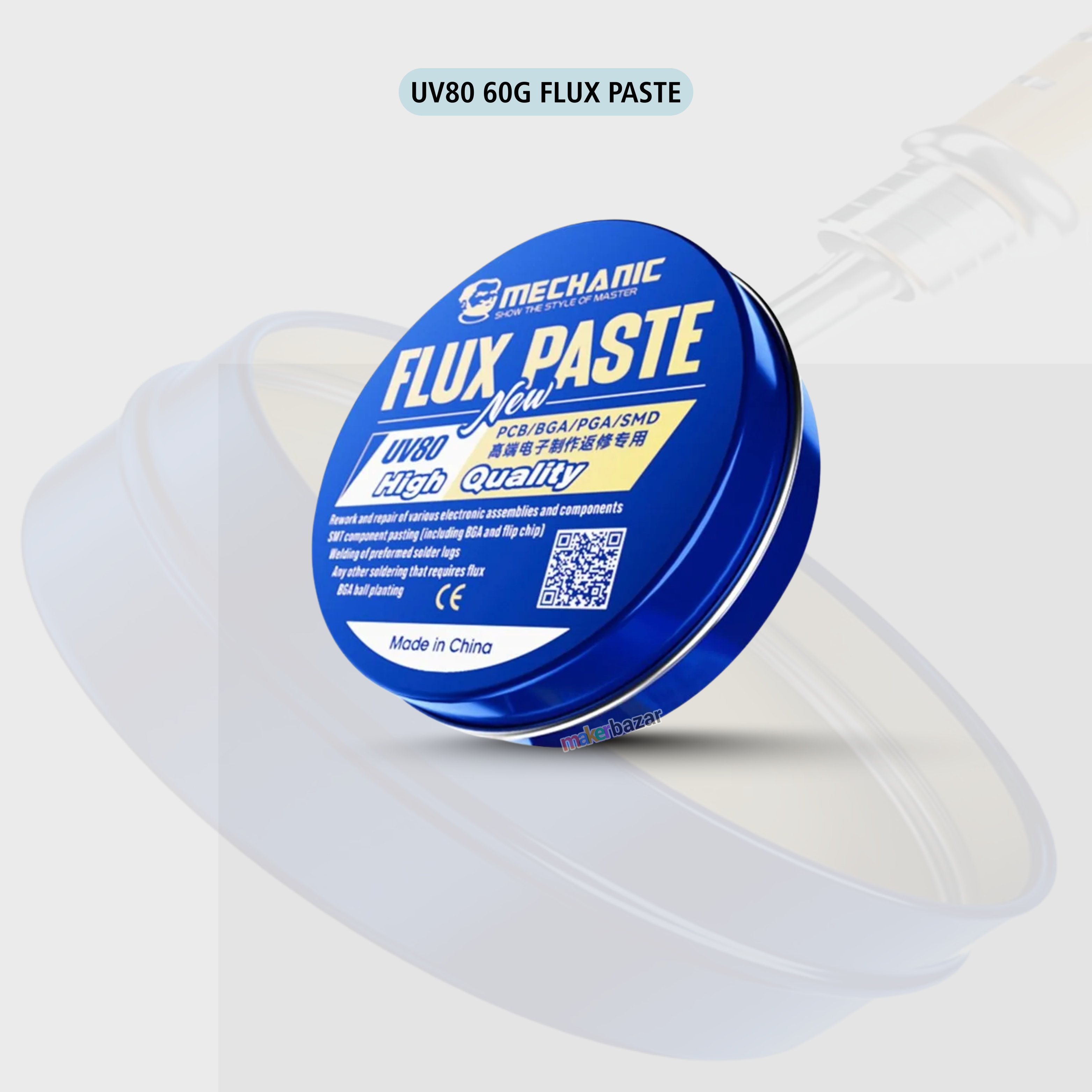 Mechanic: Flux Paste for PCB/SMD/BGA/PGA Soldering