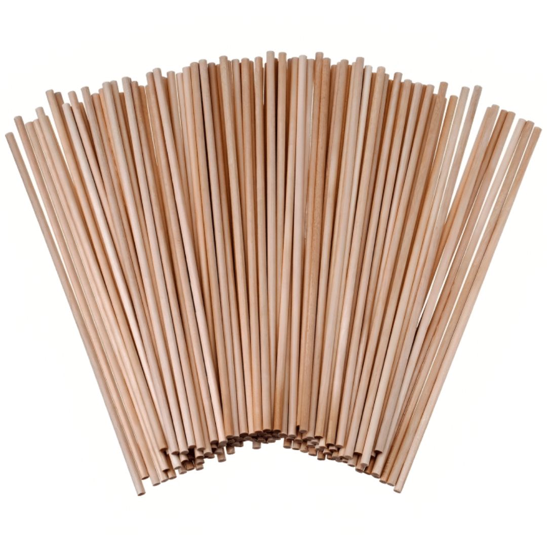 Natural Round Bamboo Sticks