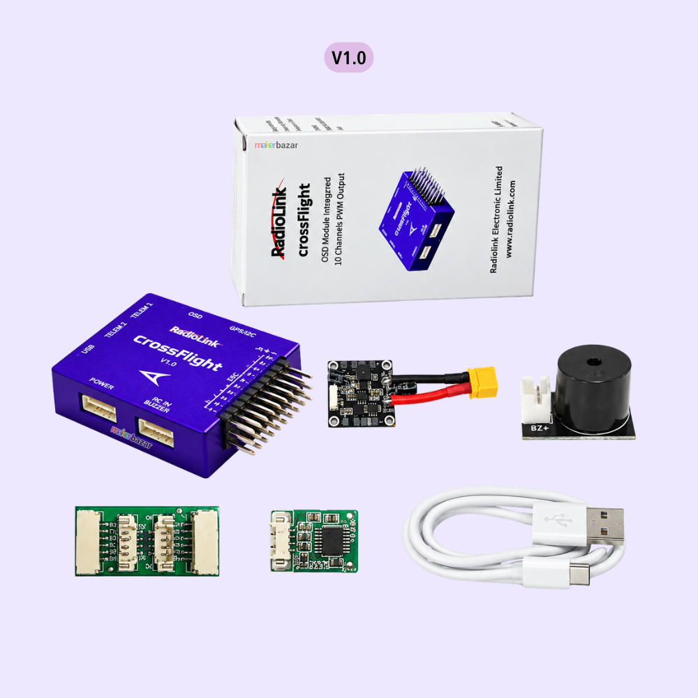Radiolink: CrossFlight 10 Channels PWM Output OSD Module Integrated