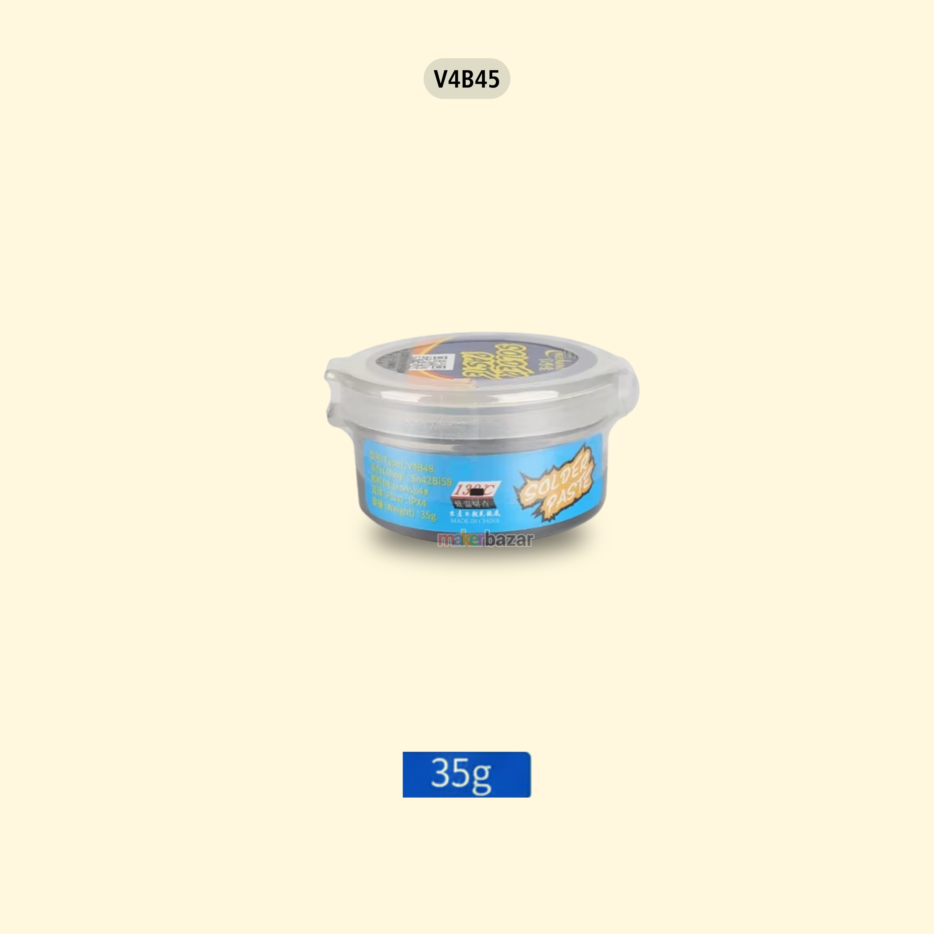 Mechanic: V-Series Solder Paste for SMD BGA SMT Rework 138°C