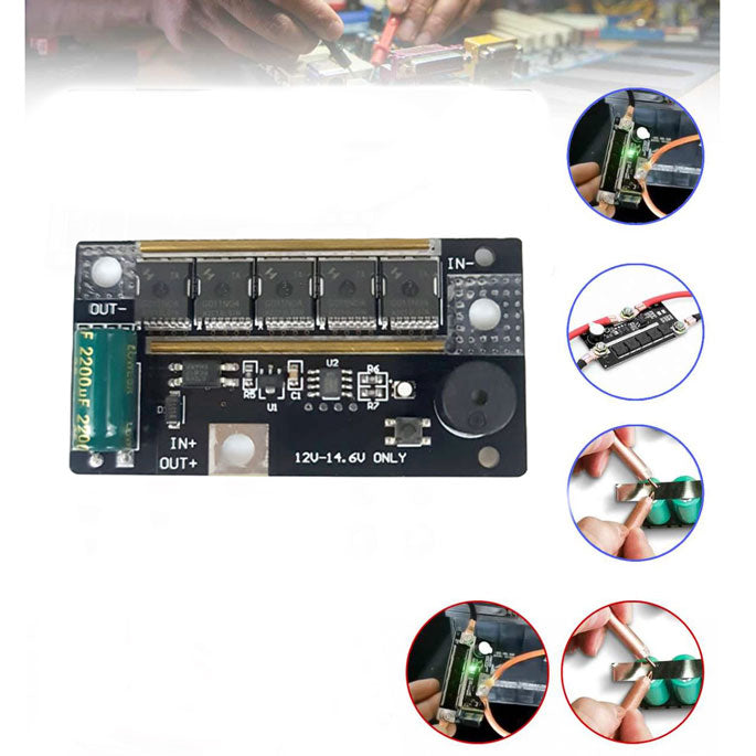 12V DIY Portable Spot Welding Machine PCB Circuit Board For Li-ion and LiFePO4 batteries - Pre Assembled
