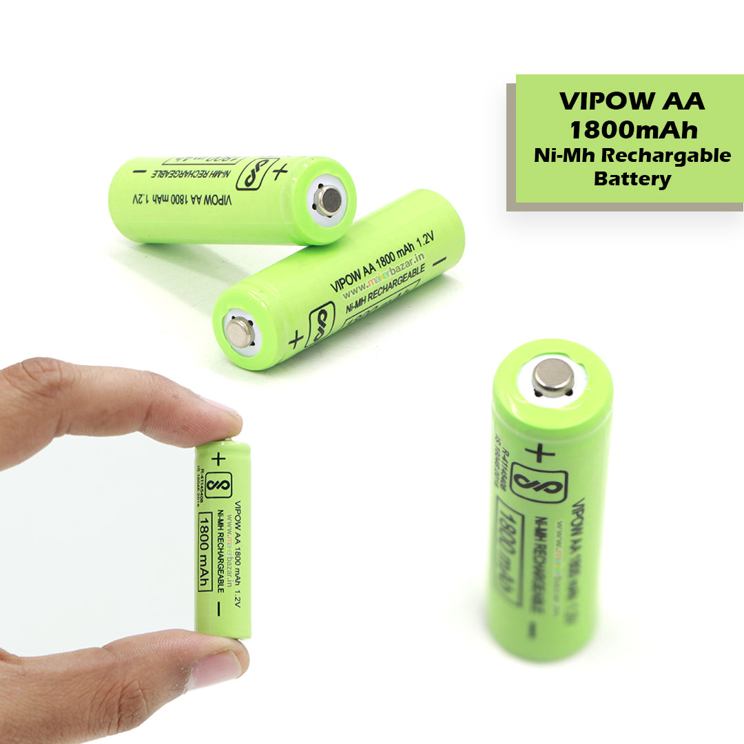 Vipow: 1.2V Cell NiMH Rechargeable Battery