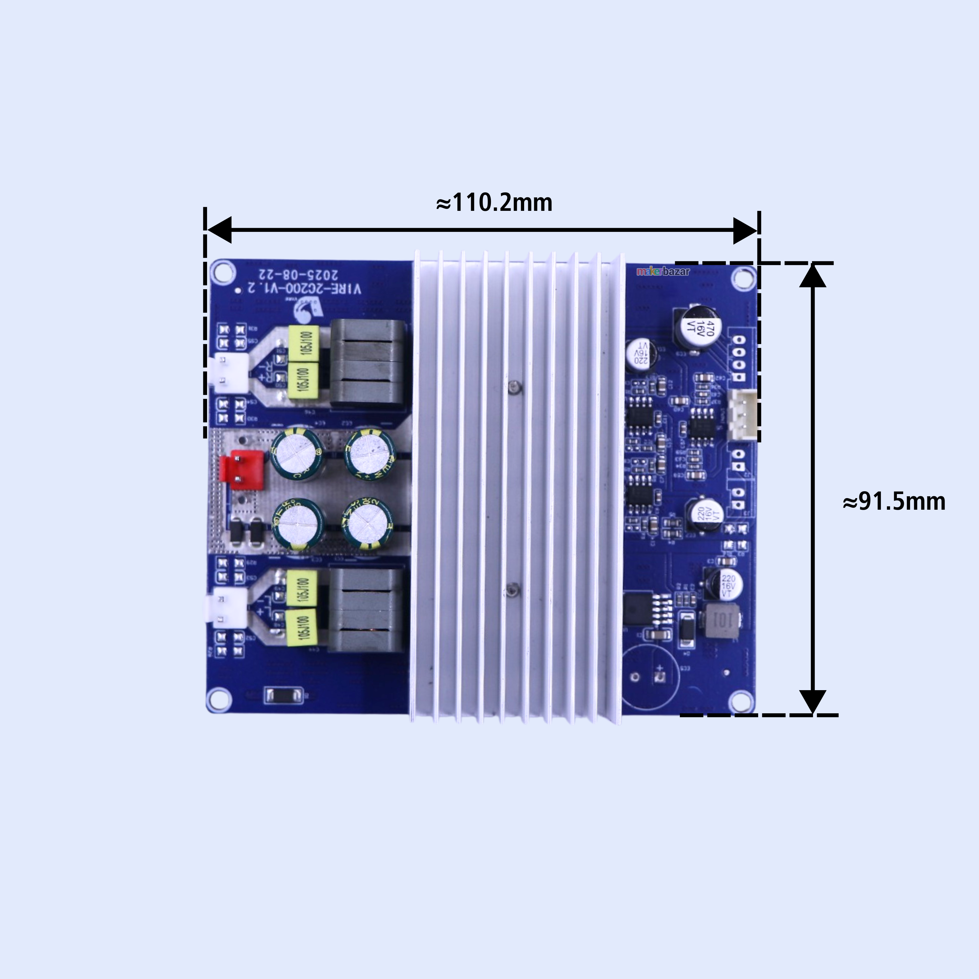 Vire-2C200 TPA3251 200W+200W Stereo Class D Amplifier