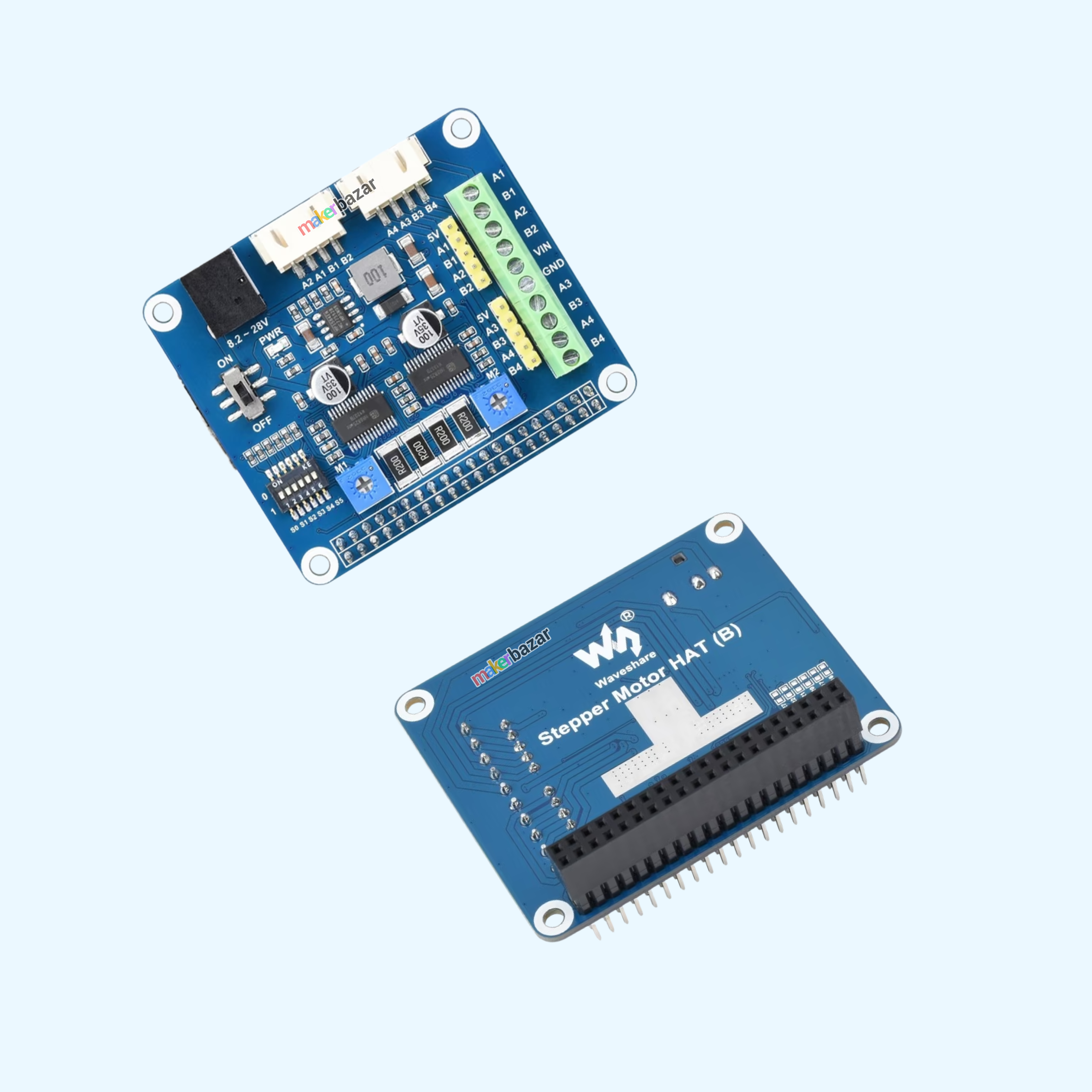 Waveshare HRB8825 Stepper Motor HAT for Raspberry Pi & Jetson Nano