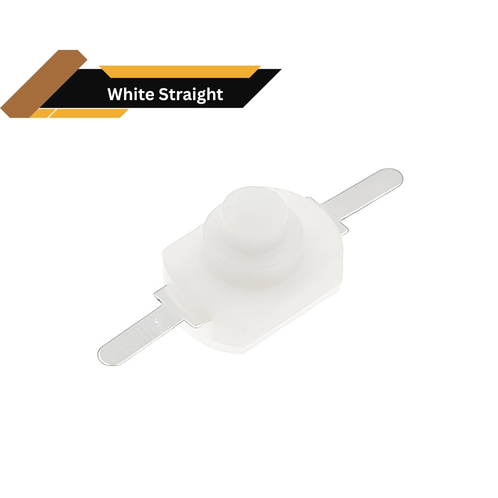 1210YD Self-Locking Torch Switch 12x10mm On-Off Button