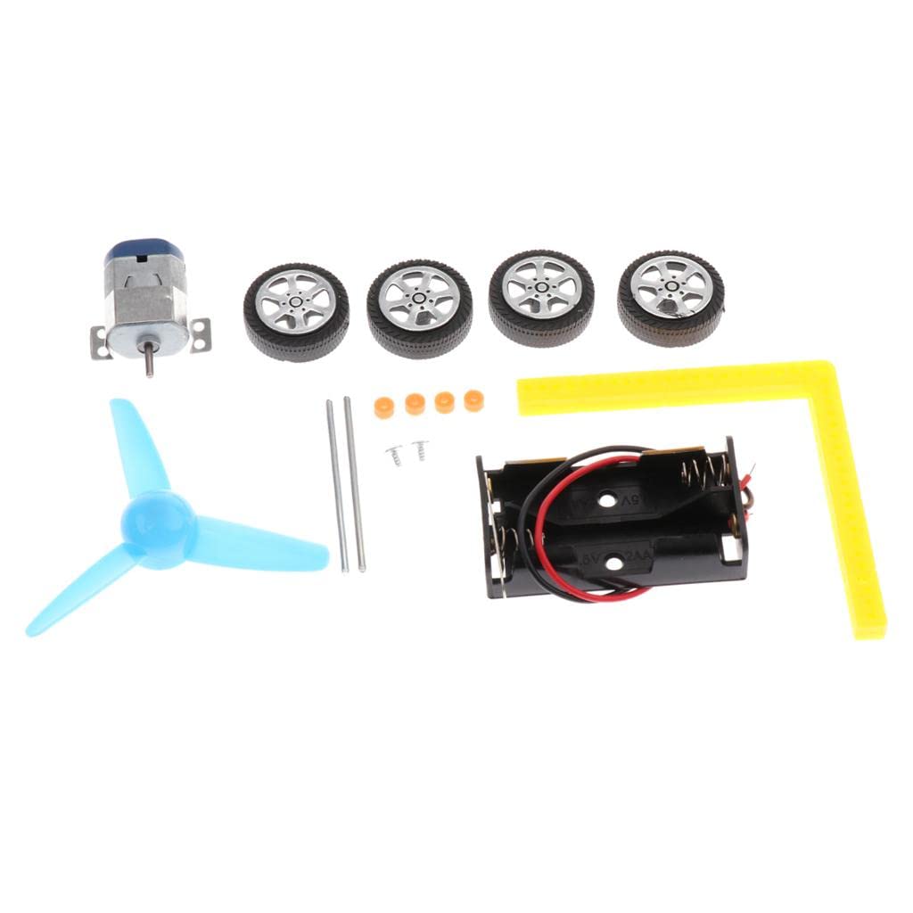 Wind-Powered Car Kit DIY Assembly Educational Toy