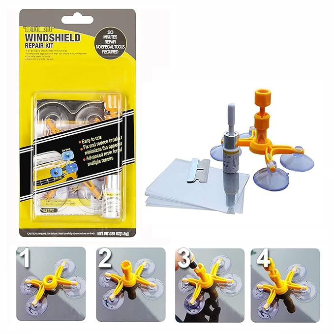 Glass Windshield DIY Repair Kit for Cars