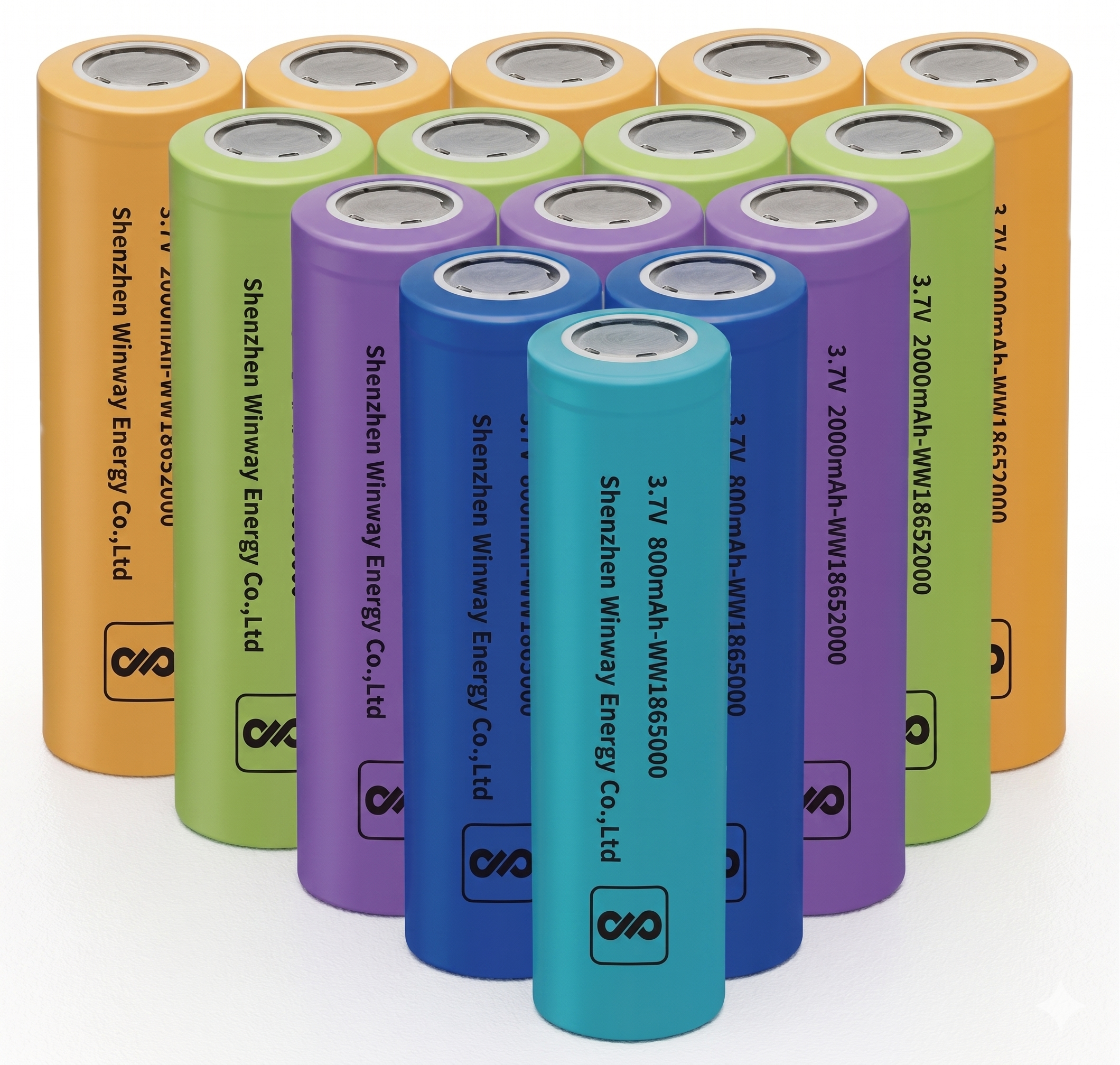 Winway 18650 3.7V Lithium-Ion Rechargeable Battery