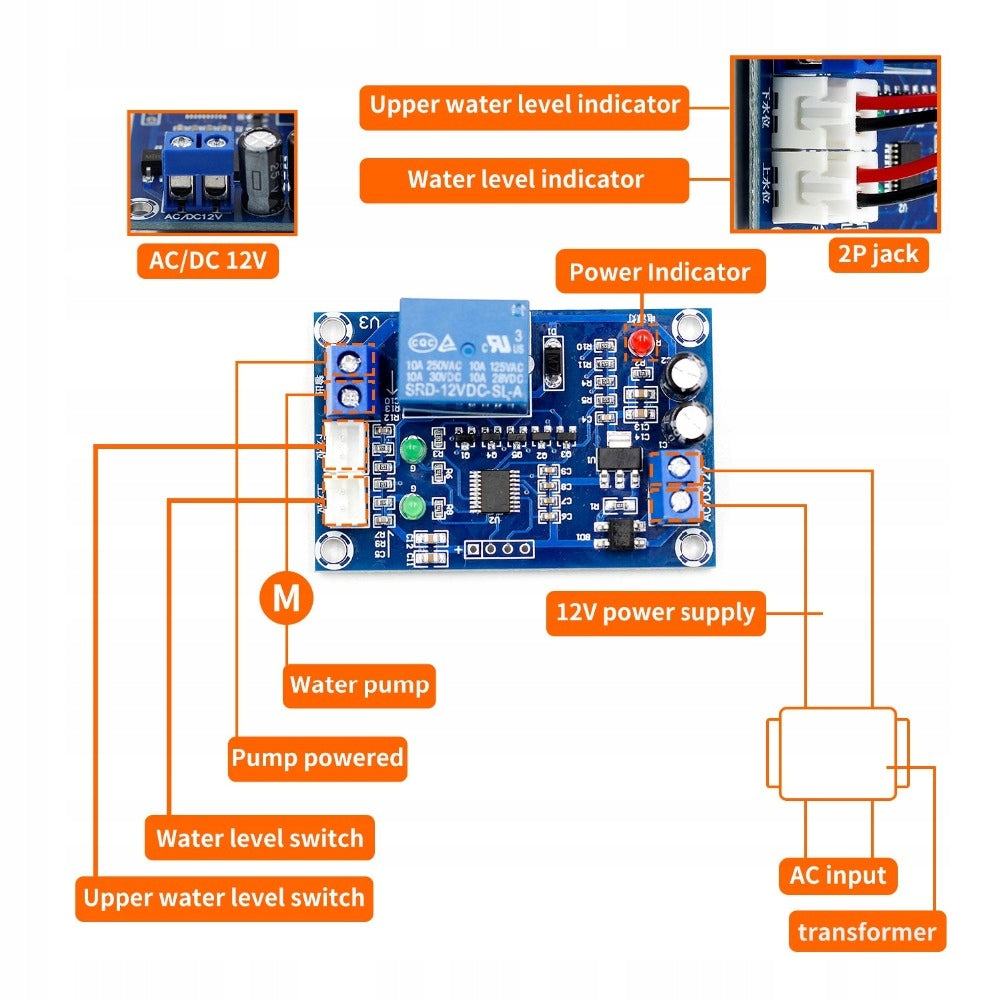 Water Level Controller Module Switch