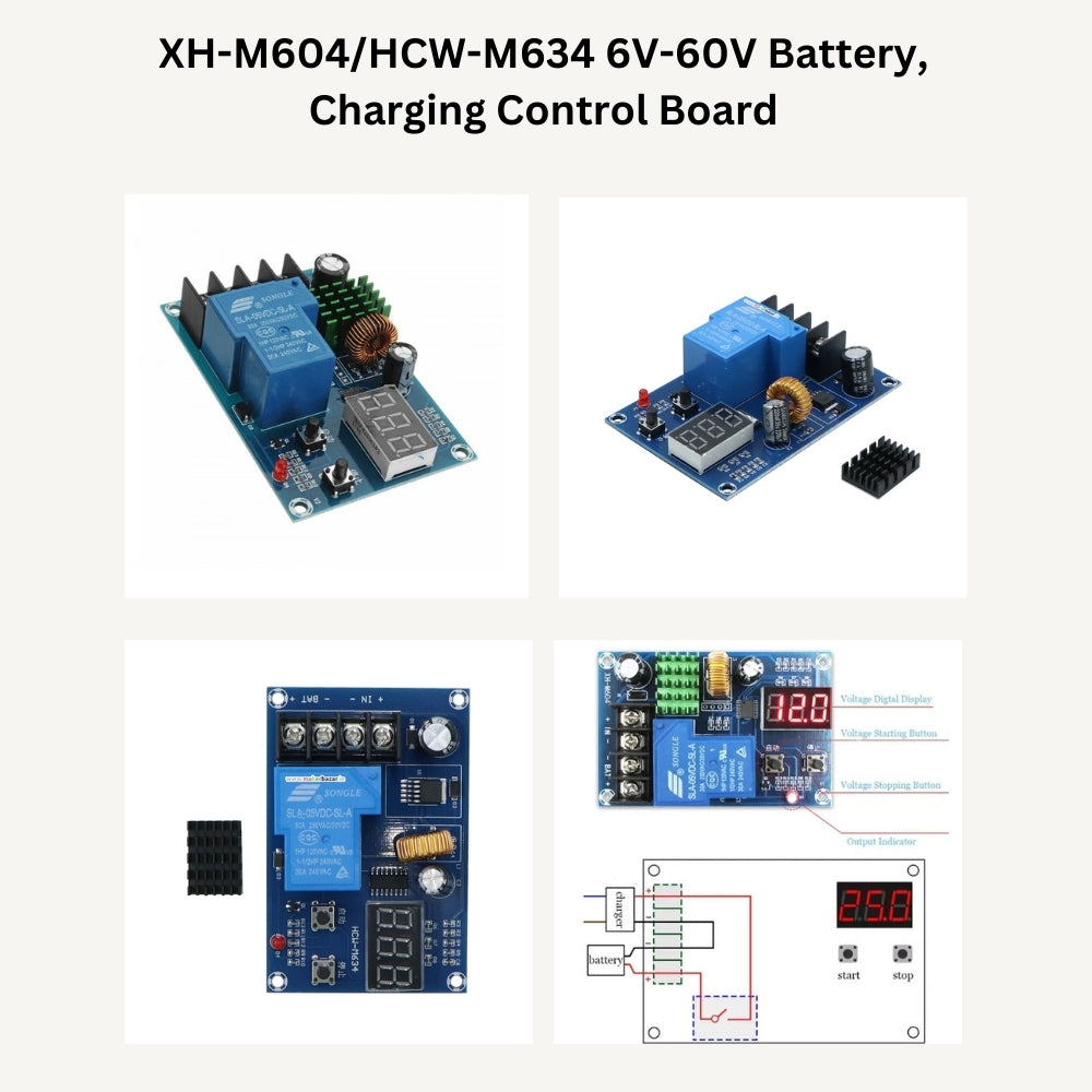 XH-M6xx Battery Charging Module Intelligent Control Panel