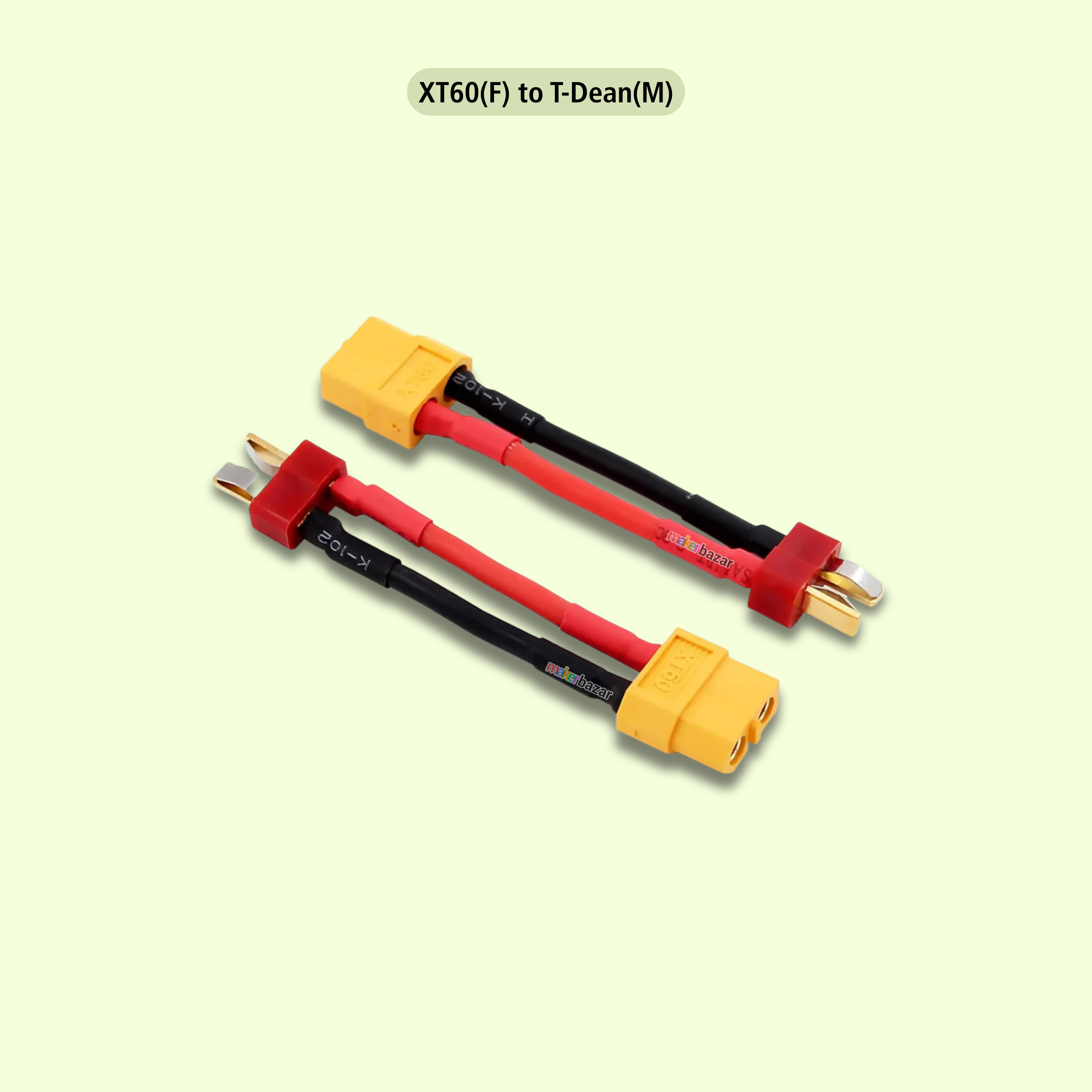 Nylon T-Plug to XT-60 Connector Adapter Cable
