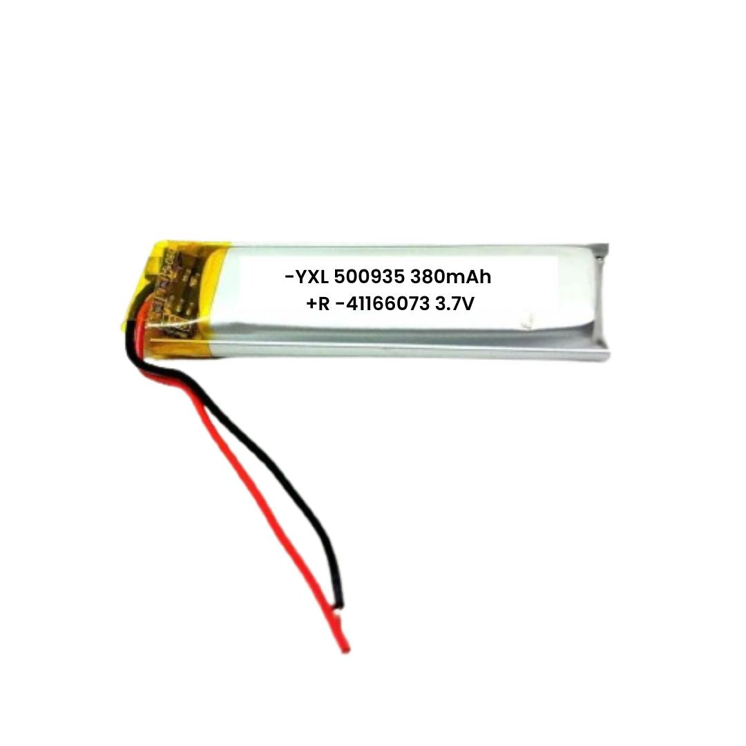 Generic: 3.7V 380mAh Lipo Battery - Single Cell Lithium Polymer Battery