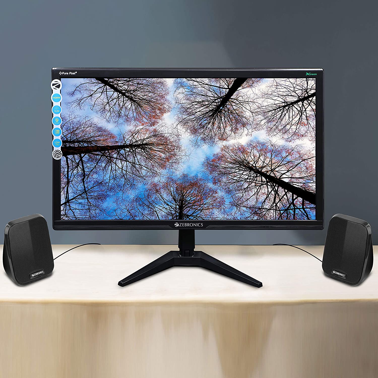 Zebronics: ZebFame 2.0 Channel Computer Multimedia Speaker with USB and Aux