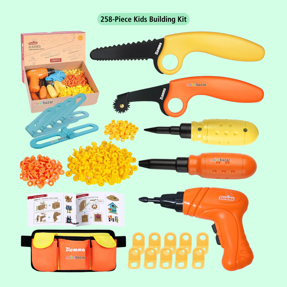 ZLemma ZL035ES 258pcs Cardboard Building Kit