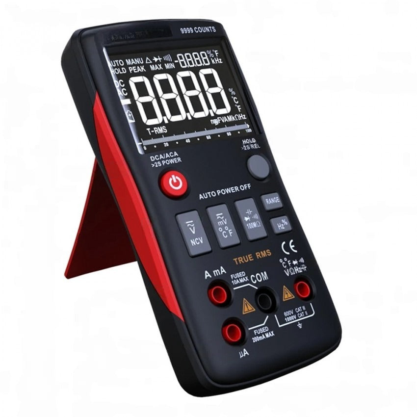 Q1 ZT-X True-RMS Digital Multimeter Button 9999 Counts with Analog Bar Graph