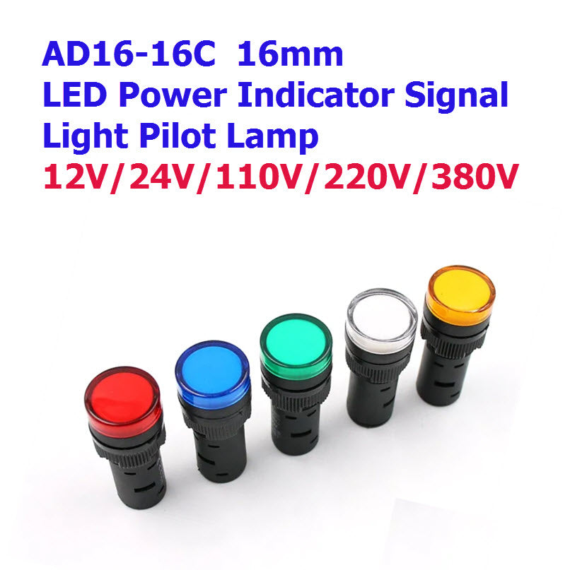 AD16-16 Power Indicator LED Signal Lamp