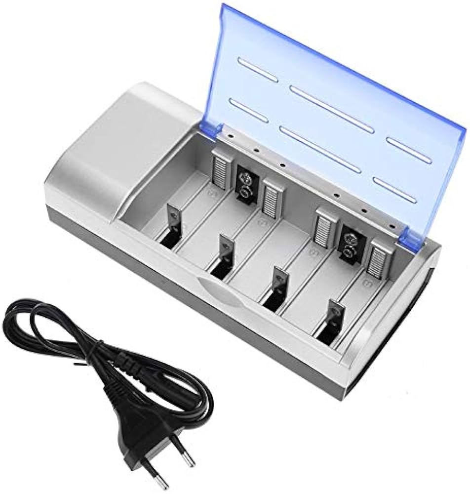 AA/AAA/9V/D/C Universal Battery Charger for Ni-Cd Ni-MH Cells