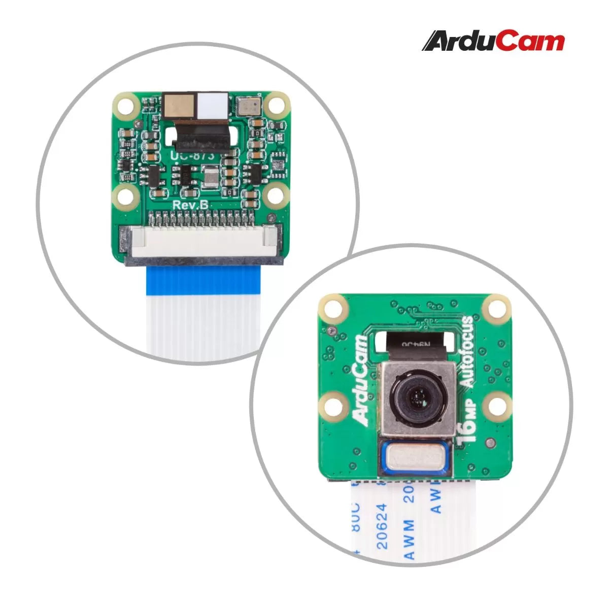 Arducam B0371 IMX519 Autofocus Camera Module for Raspberry Pi and Jetson Nano
