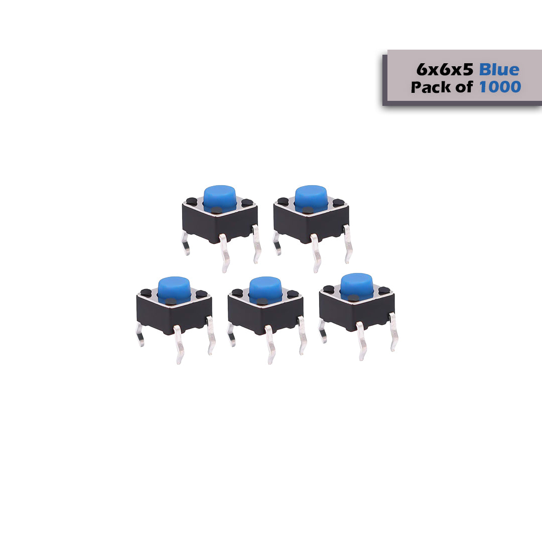 6x6mm DIP Mini Tactile Push Button Switch - 4Legs