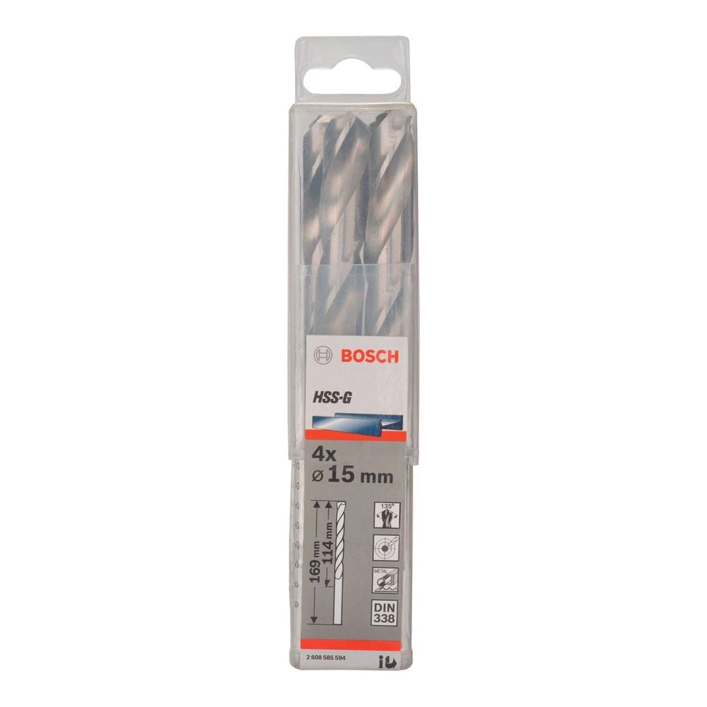 Bosch Metal Drill Bits HSS-G PointTeq