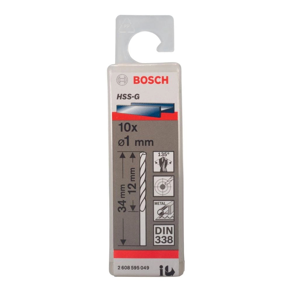 Bosch Metal Drill Bits HSS-G PointTeq