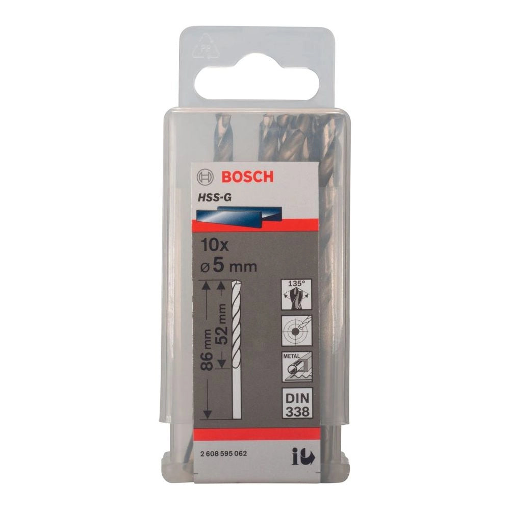 Bosch Metal Drill Bits HSS-G PointTeq