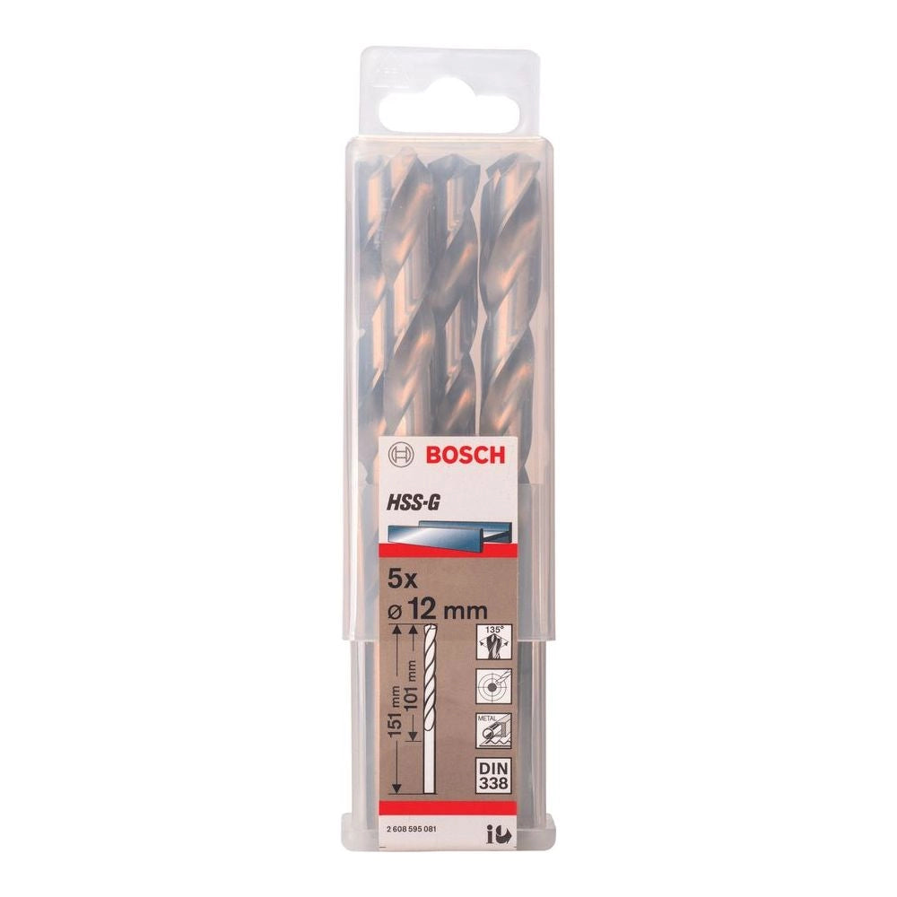 Bosch Metal Drill Bits HSS-G PointTeq