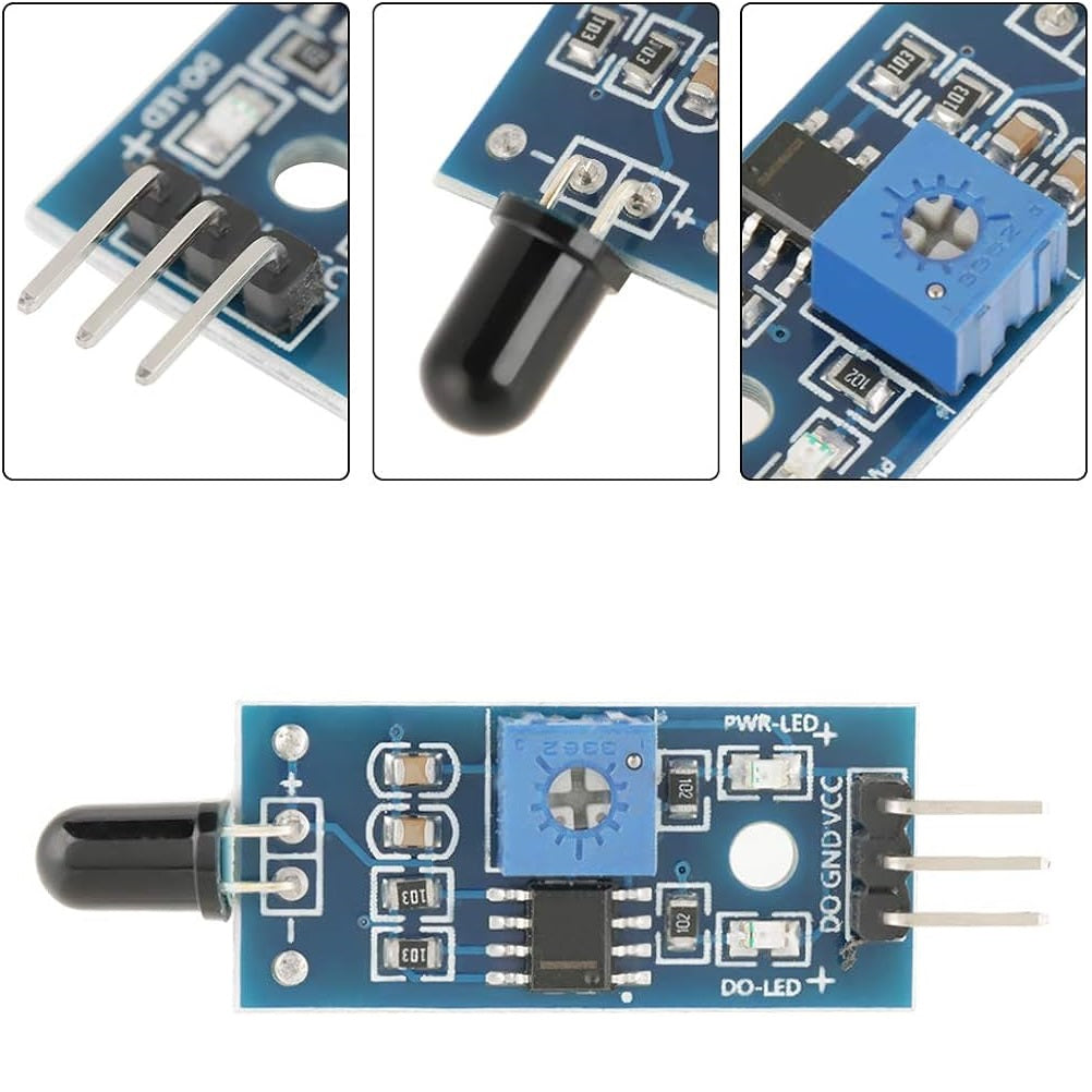 Flame Sensor Infrared Receiver Ignition Source Detection Module
