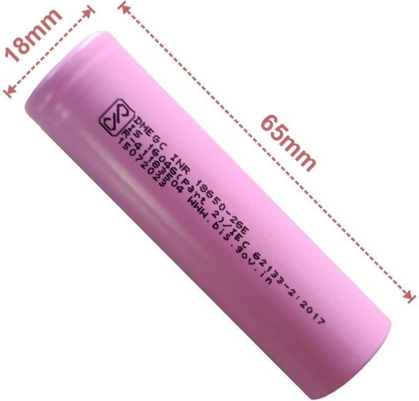 BAK 3C 3.6V Lithium-Ion 18650 Rechargeable Cell