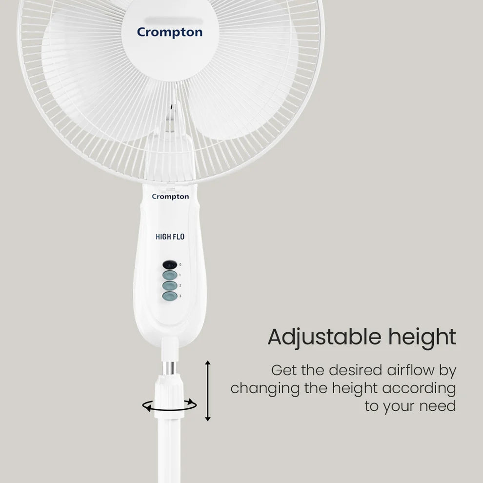 Crompton Hiflo Neo Fan Adjustable Height