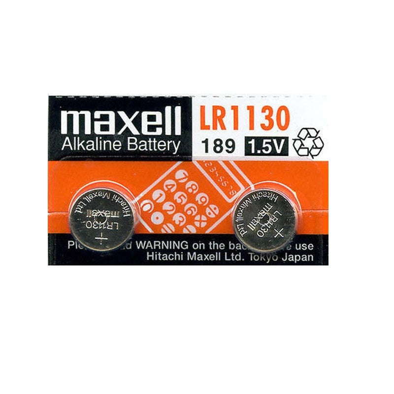 Maxell Original 1.5V Non-Rechargeable Round Alkaline Button Battery