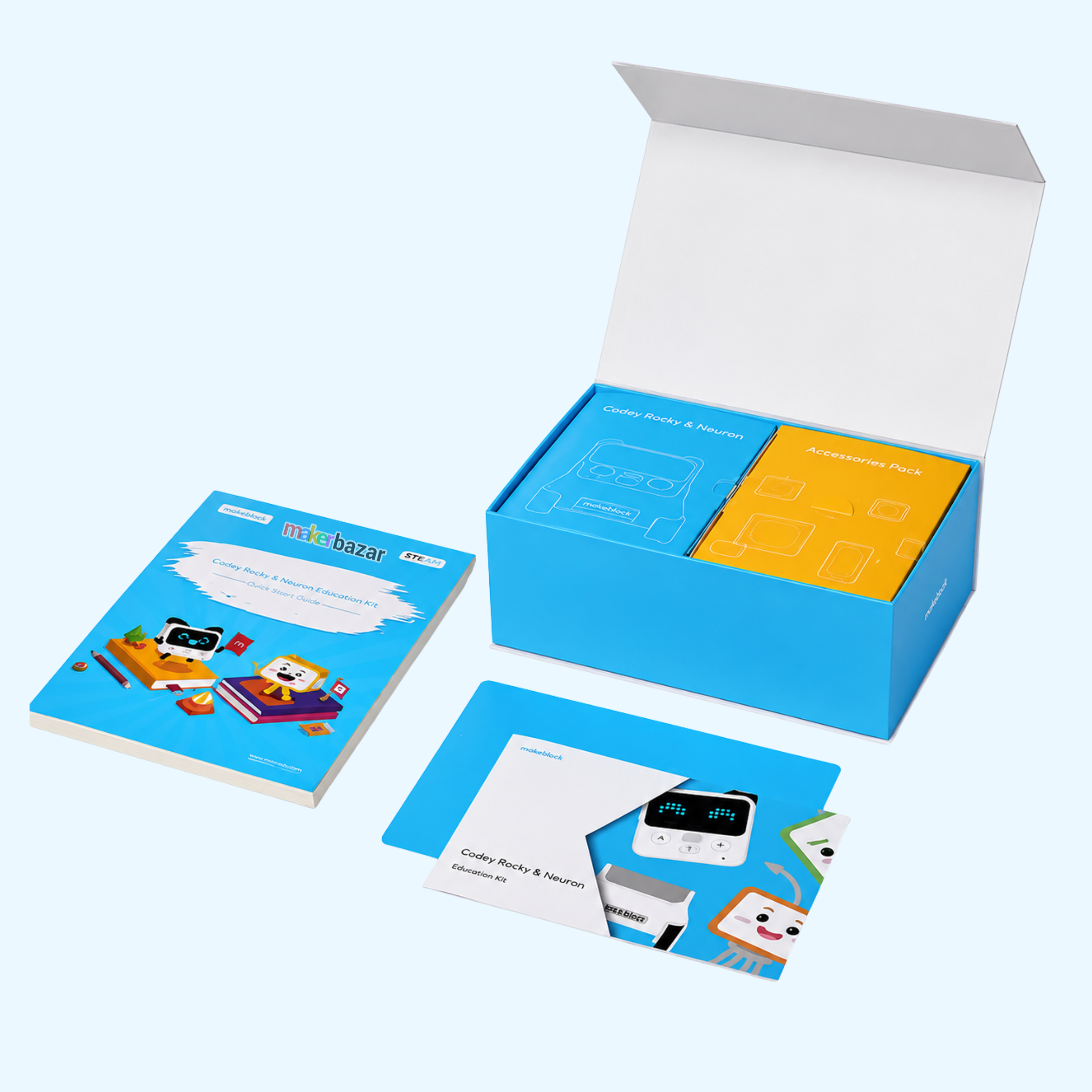 Makeblock Codey Rocky & Neuron Education Kit – Programmable STEM Learning Robot Kit