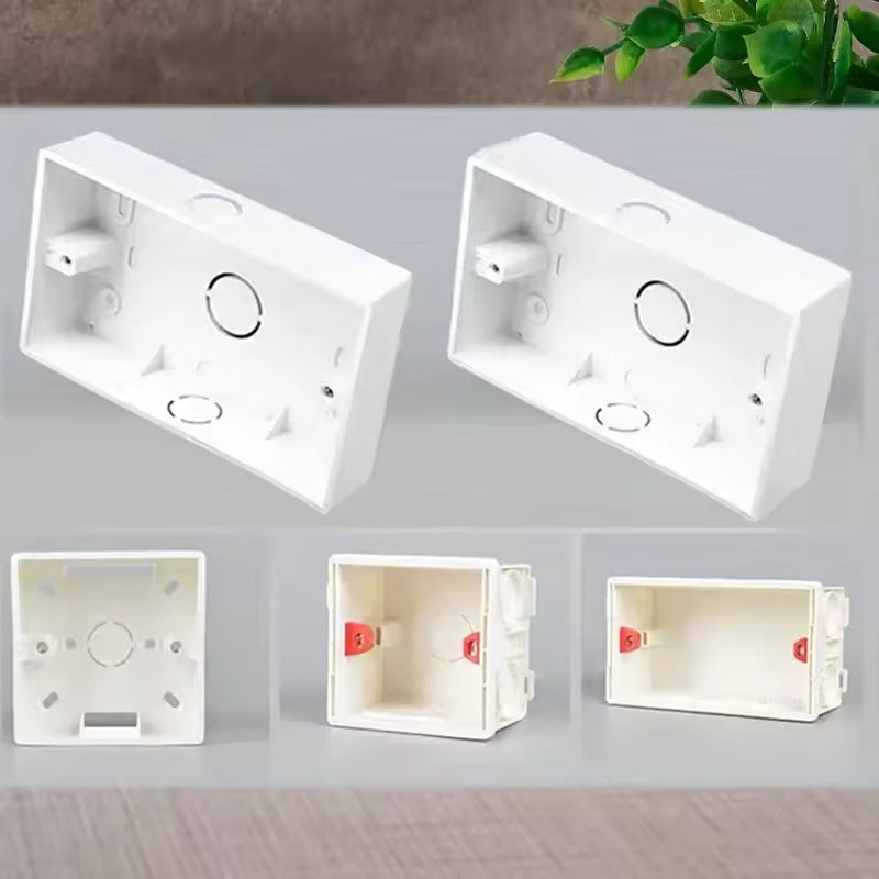 PVC Wall Mount Surface Box for Electrical Sockets
