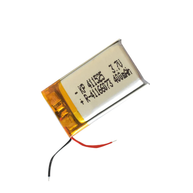 KP: 400mAh Lipo Battery - Single Cell 3.7V Lithium Polymer Battery