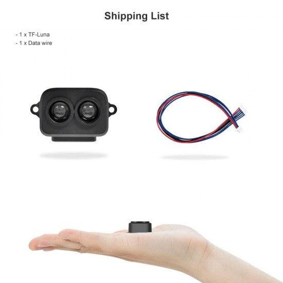 TF-Luna ToF LiDAR Module - 8 Meters Distance Sensor