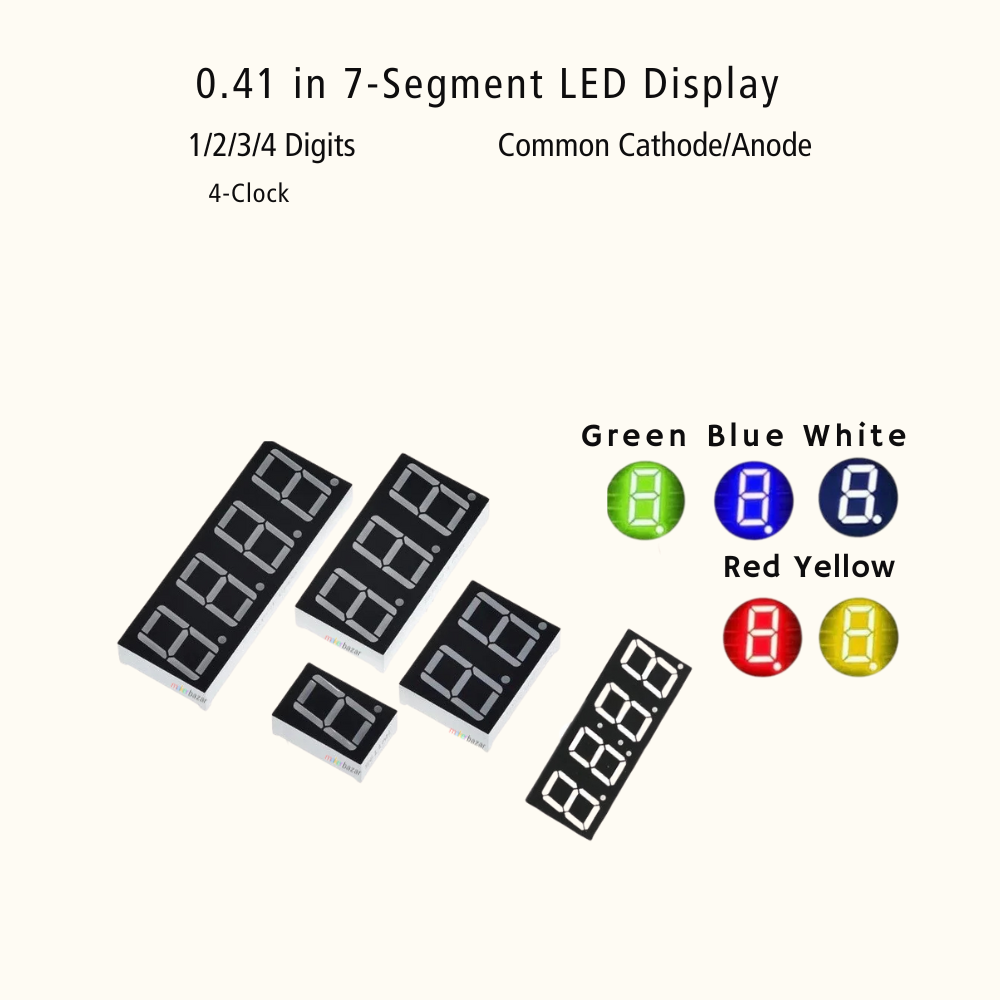 0.41-Inch 7-Segment LED Display Module (STD423H)