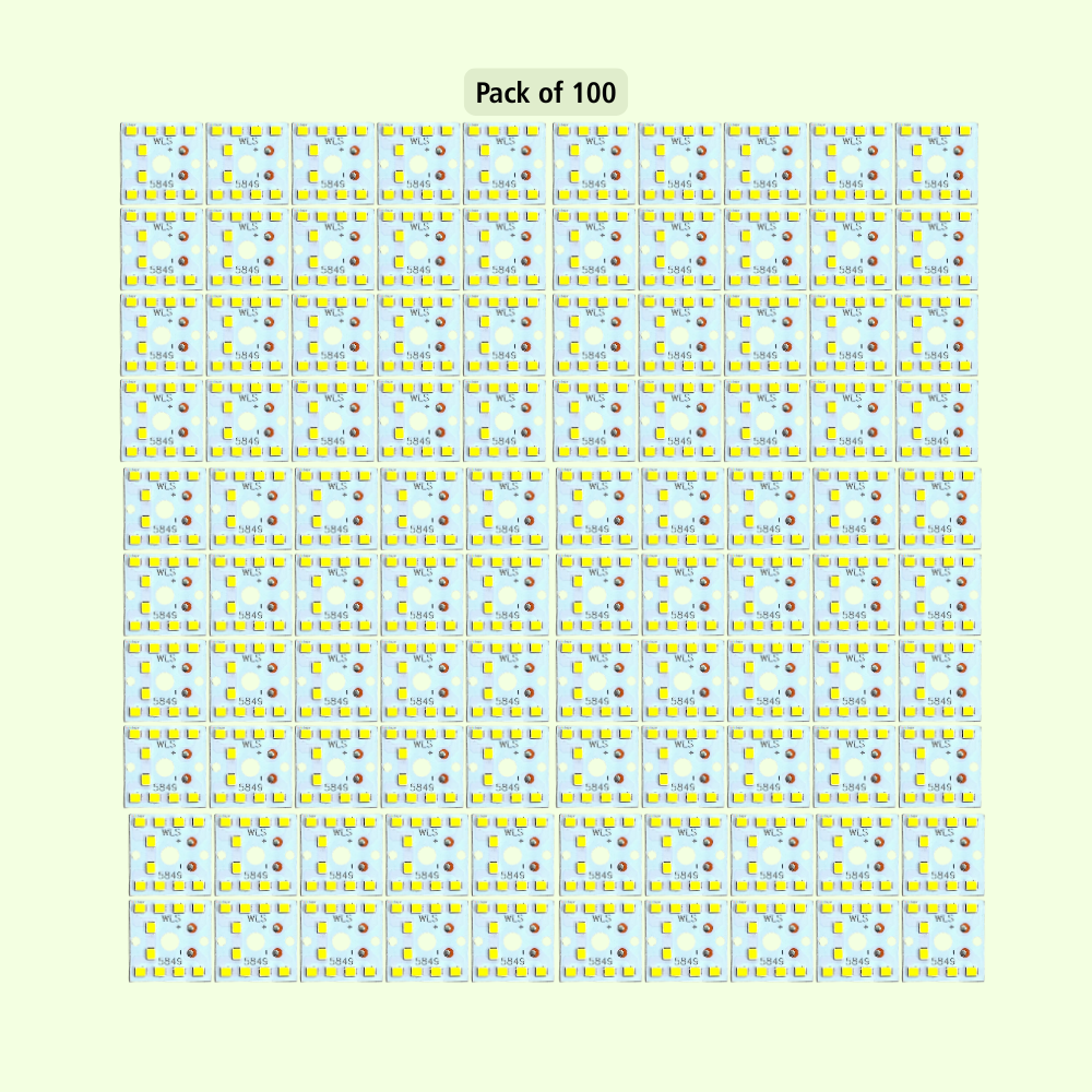 9W MCPCB 25x25mm Metal Core LED PCB