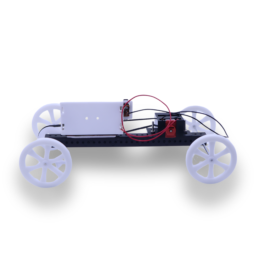 DIY Battery Operated Belt Car – STEM Educational Science Kit for Kids