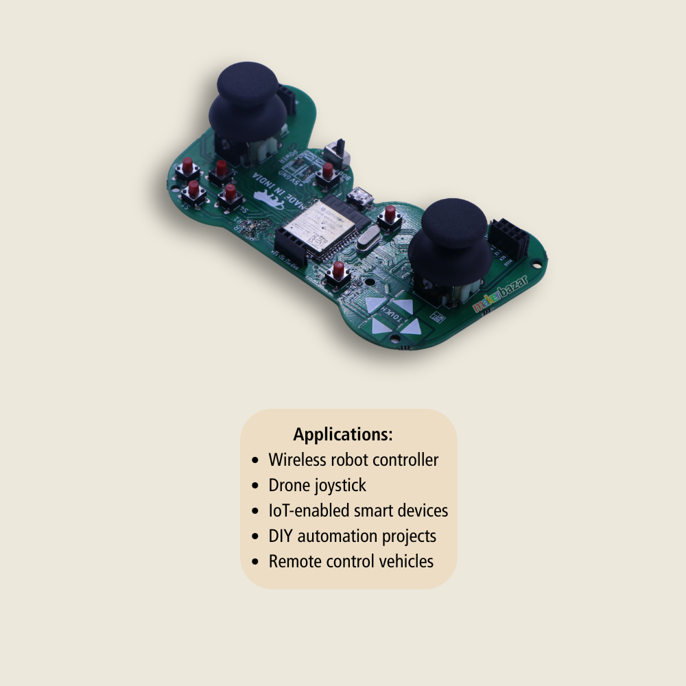 ESP32-Based Universal Joystick | Wireless IoT Controller for Robotics & Smart Projects
