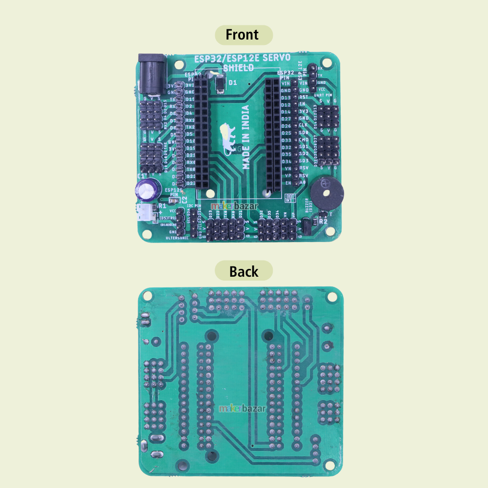 ESP32 Servo Development Board | Multi-Servo Control Shield for IoT & Robotics