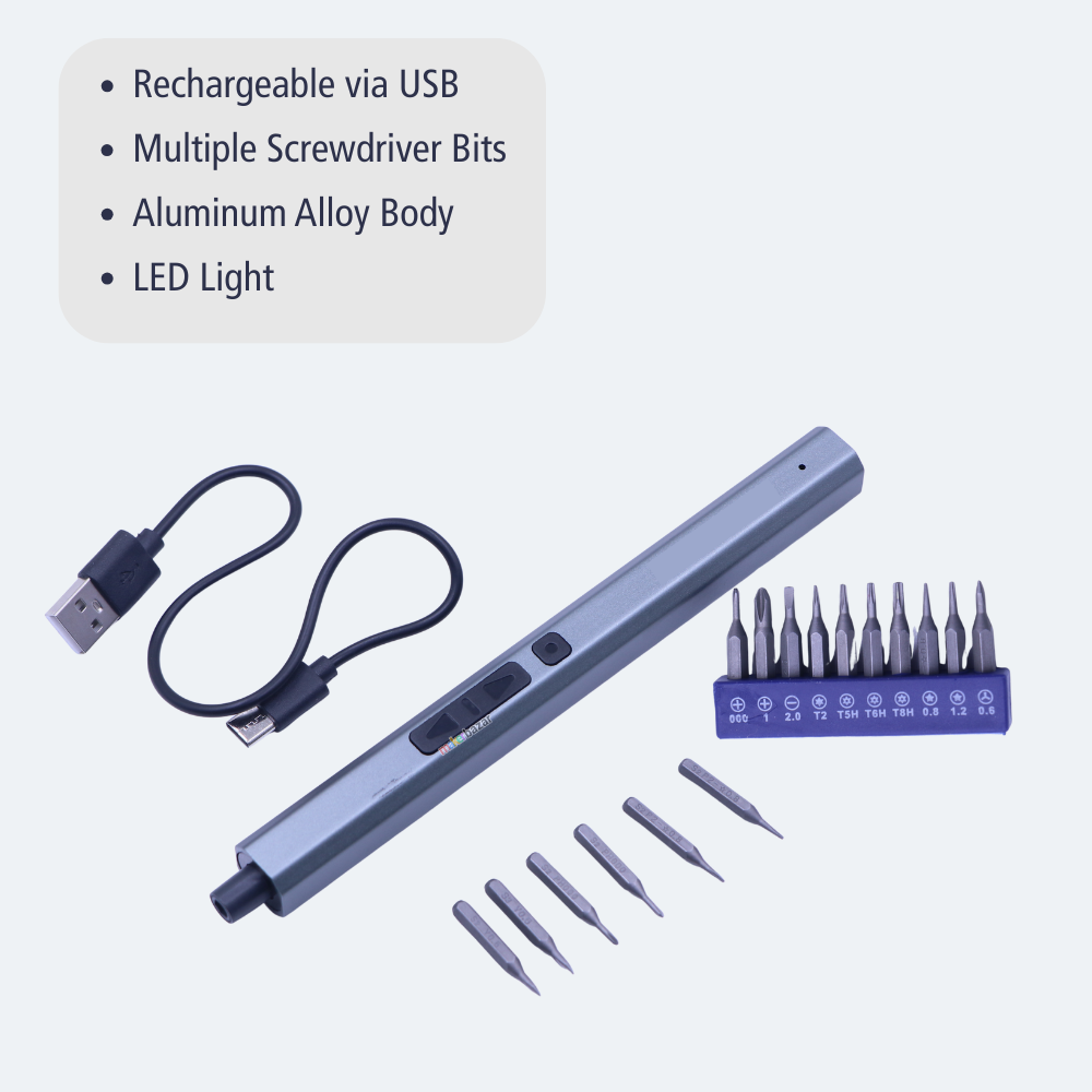 16-in-1 Rechargeable Cordless Electric Mini Screwdriver Set
