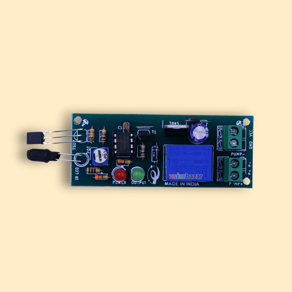 IR TSOP Sensor Relay Module | Infrared Remote-Controlled Switch for AC/DC Devices