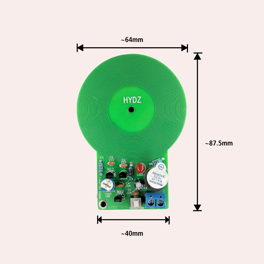 A88 Metal Detector Non-Contact Metal Induction Detection DIY Kit