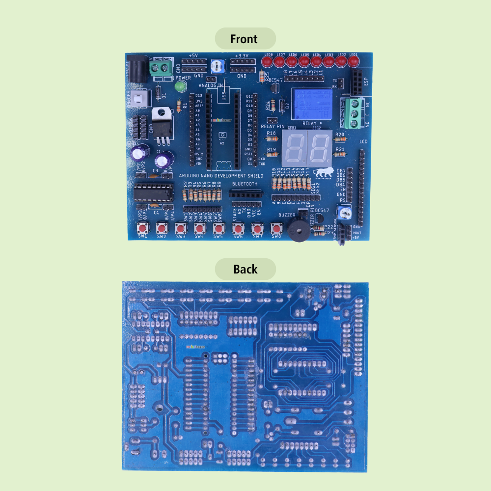 Nano Development Shield – Prototyping Expansion Board